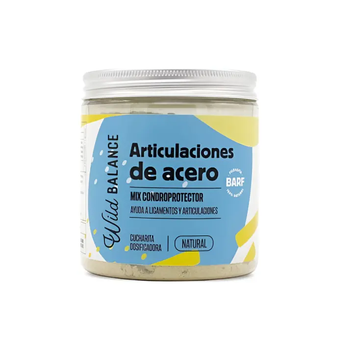 Wild Balance – Articulaciones de Acero 150g - Condroprotector Natural para Perros - Mejora Movilidad y Salud Articular - con Glucosamina, MSM, Colágeno y Mejillón Verde - 1
