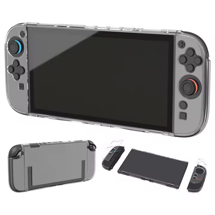 BLACKFIRE Carcasa Rígida Crystal Transparente 3 Piezas para SWITCH 2 - 1