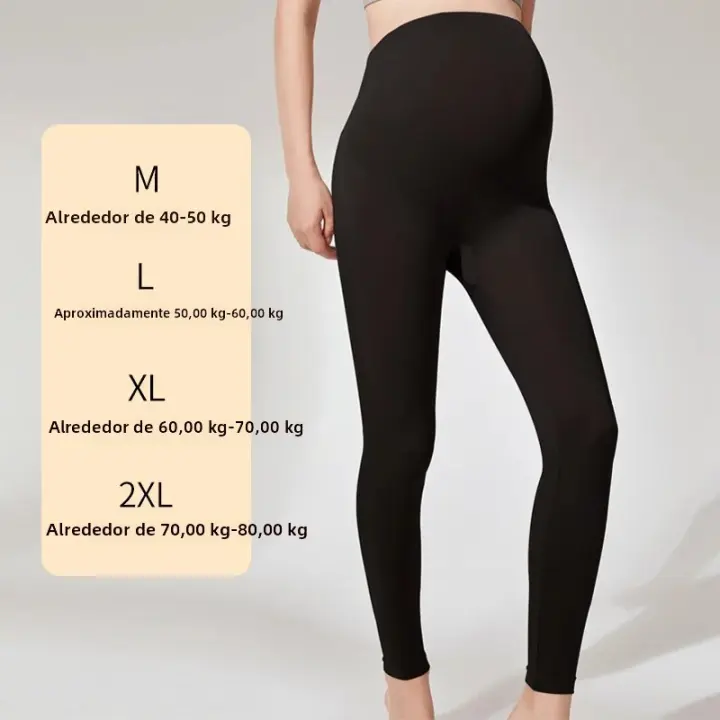Pantalones De Maternidad De Primavera Con Cintura Elástica Alta Y Micro-Pressión Para Bello No Caen Crotch Adecuados Para Otoño Y Embarazo - 1