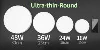 Lámpara De Techo Moderna Y Ultrafina MANVIV 18W/24W/36W/48W Redonda Para Interiores Blanco 220V 110V Iluminación Para Dormitorio Sala De Estar Cocina Comedor - details 8