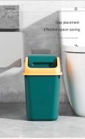 Cubeta De Basura Grande Para El Hogar Con Cubierta Muestrario Para Baño Cocina Sala De Estar Recámara Material PP Plástico - details 4