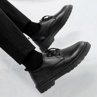 Zapatos Casuales Para Hombre De Cuero Transpirables Con Cordones Hechos a Mano Clásicos De Negocios Moccasins Planos Para La Venta Caliente - details 17