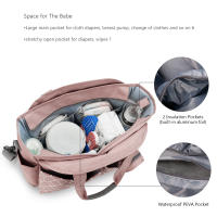 Bolsa de Pañales para Bebé de Gran Capacidad Bolsa de Maternidad Impermeable Multifuncional Portátil para Cuidado del Bebé Material de Poliéster - details 8