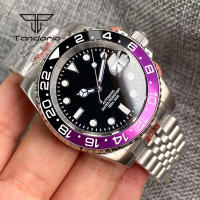 Reloj De Pulsera Automático Tandorio NH35A Date Acero Inoxidable 40mm Inmersión Diversidad Cristal De Zafiro Bisel Rotativo Luminoso - details 9