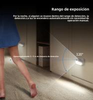 Lámpara De Noche LED Con Sensor De Movimiento Infrarrojo Para Pared Batería Incluida Para Pasillo Escalera Armario Dormitorio Baño - details 1