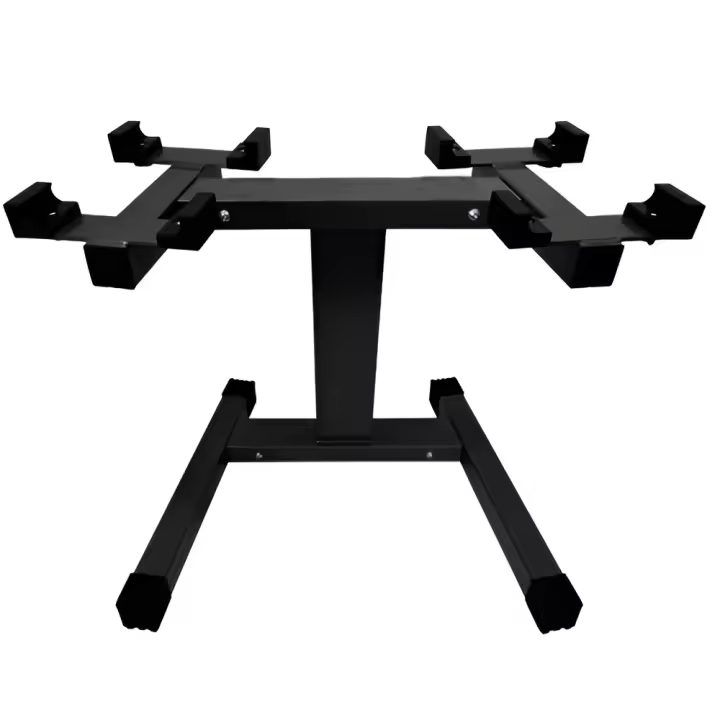Ozio Fitness Soporte para Mancuernas Ajustables de hasta 32 kg Negro - 1