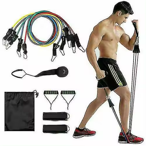 11pcs Resistance Fitness Band Extender Set Fitness Yoga Latex Tape - 1