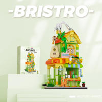 Mini Bloques De Construcción De Vistas De Calle Tienda De Caramelo Casa De Tarot Bistró Modelos De Decoración Bloques De Artesanía Juguetes Para Niños - details 8