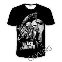Camiseta Casual Para Hombres Y Mujeres Con Estampado 3D De BLACK SABBATHE Rock Manga Corta Negro Hip Hop Verano Transpirable Mecánica De Lavar Material Poliéster - details 8