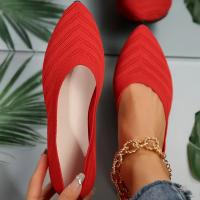 Zapatos Planos De Mujer Con Punta Puntiaguda Y Color Sólido Zapatos Slip-on Transpirables Y Casuales Ballet Flat Zapatos Para Mujer Loafer - details 22