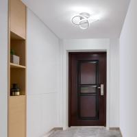 Panel de Tecnología LED Moderno, Tecnología LED 20W Blanco Moderno, Tecnología de Decoración Floral para Dormitorio Cafetería, Pasillo Balcón, 24 x 11CM, 6500K Blanco [Clase de Eficiencia Energética] - details 4