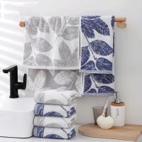 Toalla De Rostro De Algodón Absorbente 1/2/4 Piezas Amigable Con La Piel Para Uso Diario En El Hogar Tamaño 35x75cm - details 0
