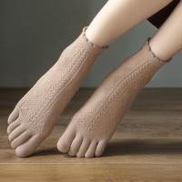 6 Pares De Calcetines Finos Para Verano Para Mujer Con Dedos Separados Media Pierna Deporte Algodón Poliéster Spandex - details 8