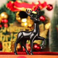 Juego De 2 Piezas De Reindeer Familiar Para Navidad Decoración De Resina Estilo Festivo Para El Hogar Interior Regalos De Navidad - details 9