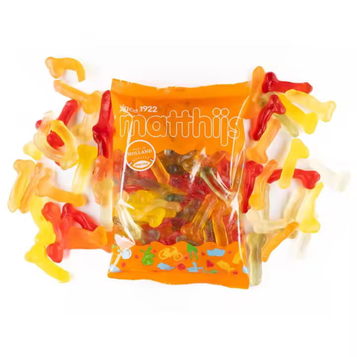 Matthijs Anatomía Masculina Colores Surtidos *Chuches +18*  | Formato Bolsa 1KG - 1