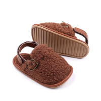 Zapatos De Bebé De Algodón Suave Y Plush Para Invierno Y Otoño Comodidad Para Prewalking 0-18 Meses Niño O Niña Fashion Antideslizantes - details 12