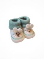 Patucos bebé recién nacido suaves, Zapatos bebé con diseño ratón, Patucos antideslizantes recién nacido, Zapatitos bebé orejas y bigotes ratón, Calzado bebé primeros pasos animalito, Patucos recién nacido ratón cómodos, Zapatitos suaves bebé estilo ratón - details 6