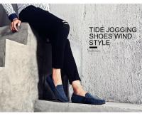 Zapatos Casuales Para Hombre De Cuero De Alta Calidad Mocasines Con Cordones Tamaño 38-47 Diez Colores Slip-on Zapatos De Conducción Moda Transpirables Y Massajeados - details 1