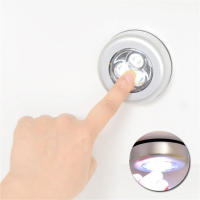 Lámpara De Noche LED Para Dormitorio Y Armario Control Táctil Luz Sin Cable Con Pilas AAA Decoración Interior Para Armario - details 2