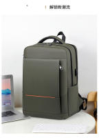 Mochila para ordenador portátil de hombre, informal, para viajes de negocios, de gran capacidad, para estudiantes de secundaria, mochila para viaje de negocios, para hombre - details 5