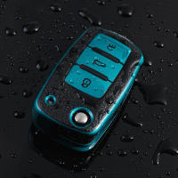 Funda De Llave De Coche TPU Para VW Polo Jetta Tiguan Passat Golf Beetle Scirocco Skoda Octavia Fabia Seat Ibiza Leon Accesorios Automotrices - details 4