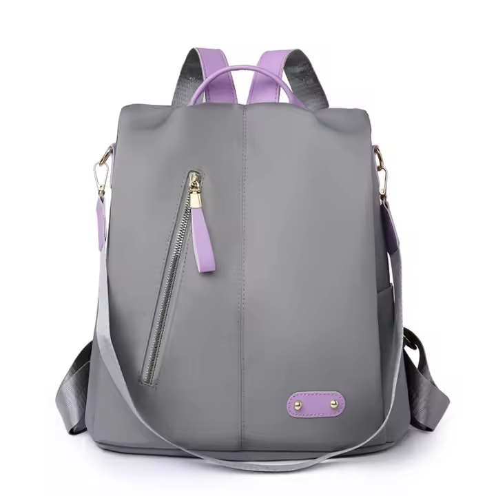 Mochila antirobo Negra para Mujer, Morral sencillo a la moda, informal, Pequeña, impermeable, para Viaje - 1