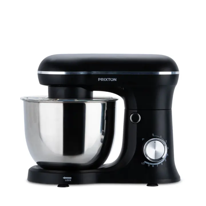 Batidora Amasadora KR250, Multifunciones, 5 litros, 1500W, 10 velocidades, 3 accesorios | PRIXTON - 1