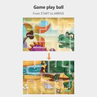 Juguete Educativo Montessori Para Niños Y Adultos Desafío Dificil Juego De Memoria Y Secuencias 3D Laberinto De Bola Gravity Balance - details 6