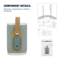 Bolsa Calentadora De Botella Para Bebé USB Powered Portátil Para Viaje Con Termostato Aislada Para Calentar Leche Para Coche - details 25