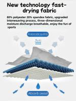 Pantalones Casuales Para Hombre De Seda Helada Estilo Deportivo Delgado Rápido Secado Pierna Recta Ancha Pantalones Largos Para Verano - details 9