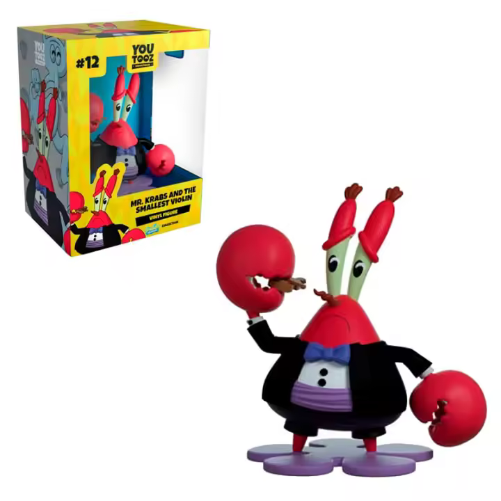 Figura Youtooz Mr Krabs and the smallest violin Bob Esponja 12 - 1