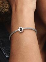 Pandora - Charm D con el alfabeto Letra-Plata de Letra - details 3