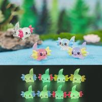 24pcs Mini Figuras De Axolotl Luminosas En Resina Para Manualidades Jardín Paisajismo Ornamento De Casa De Muñecas Decoraciones De Plantas Potted - details 0