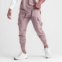 Nuevos Pantalones De Cargo Para Hombre 2024 Multi-Bolsillos Estilo Safari Fitness Y Deporte Pantalones Casuales De Cintura Media - details 12