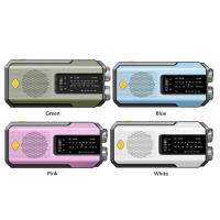 Radio De Mano Con Energía Solar Emergencia AM/FM/NOAA Linterna LED De Lectura SOS Alarme 2000mAh Recargable Portátil - details 8