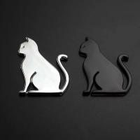 Pegatina De Coche 3D De Metal Gato Emblema Para Decoración Universal De Coches Motos Bicis Material Metálico Adhesivo Para Todas Las Partes Del Vehículo - details 0