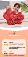 Muñeco De Peluche De Lobo De 30 Cm Cangrejo De 22 Cm Decoración Para Habitación De Gato Y Perro Juguete De Animales Suave Regalo Para Niños - details 25
