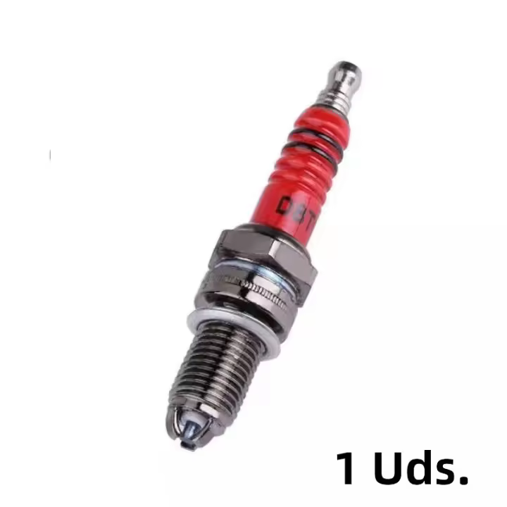 Plug De Carreras Triple Electrodo D8TC A7TC Para GY6 CG 50 70 110 125 150CC Motocicleta ATV Scooter Bicicleta De Tierra Go Kart - 1