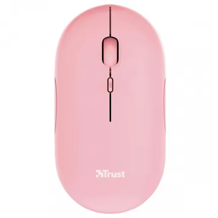Trust puck wireless mouse 1600dpi pink - 1
