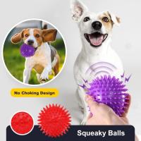 Juguete Para Perros De Tamaño Medio Y Grande Bola De Masticar Para Dientes De Perro Libre De Bisfenol a No Tóxico Espinosa - details 4