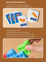 Juego De Bloques De Pila Tetra Torre Balanceada 16PCS Juguete Educativo Para Niños Edad Recomendada 3-6Años Bloques De Construcción Puzzle Tablero Bricks ABS Compatible Con Lego - details 4