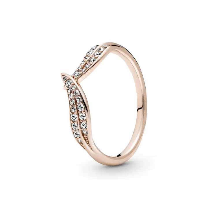 Anillo Pandora Rose Hojas Brillantes - 1