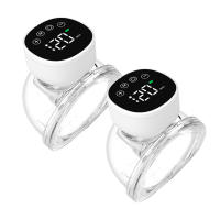 De Pecho Eléctrica Invisible Y Portátil Pump 2PCs With 3 Modos Y 9 NIVeles De Succión Capacidad De 180ML Para Mujeres Embarazadas Y Madres - details 0