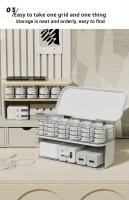 Organizador De Cables Para Escritorio Transparente Con Tapa Solución De Almacenamiento Para Cargadores Y Cordones Diseño Compacto Para Almacenamiento En El Hogar - details 4
