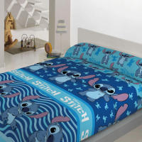 Stitch - Juego De Sábanas Coralina Invierno Stitch Azul Infantil Tacto suave Aterciopelado (90 - 105 cm) - details 3