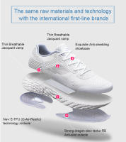 Zapatillas De Correr ONEMIX Blancas Para Hombres Y Mujeres Zapatillas Deportivas Transpirables Para Maratón Caminar Viajes Trekk Ing Y Jogging - details 7