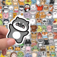 100PCS Pegatinas De Dibujos Animados Lindos Y Mixtos Para Bicicleta Libreta Y Estuche De Lápiz Decoraciones De Papel Sintético - details 2