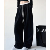 High-Waisted Sweatpants Para Mujer Estilo Hip Hop Coreano Versátil Casual Con Bolsillos Y Cordón Autumn/Winter Tendencia Streetwear - details 3