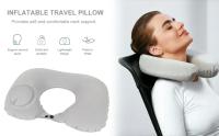 Almohada De Viaje Inflable En Forma De U Soporte Cervical Portátil Para Descanso Comfortable Almohada De Cola De Caballo Para Cervical - details 6
