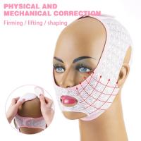 Máscara De Cuidado De La Piel V Shaped Levantador De Rostro Eliminador De Arrugas Y Engrosamiento Bandaje Para El Doble Mentón Uso En Cuidado Facial - details 11